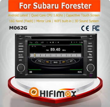 Hifimax car dvd player for Subaru Forester/Impreza with 4 Core CPU 16G Hard disk HD1024*600 capacitive screen android 4.4.4