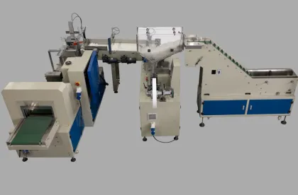 Automatic Counting and Group Packing Machine for PLA Straw Papers