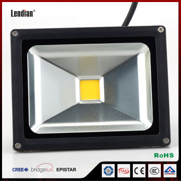 30W 80lm/w san'an chip 2400LM 120degree PF0.6 CRI70 IP65 AC85-265V Cool White 6000-6500K LED Floodlight