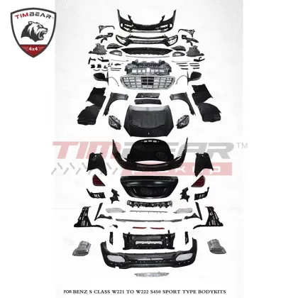 May-Bach Style Body Kits for Mercedes-Benz S-Class W221 to W222 S450/S63/S65