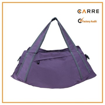 waterproof nylon ladies gym duffle bag for sports