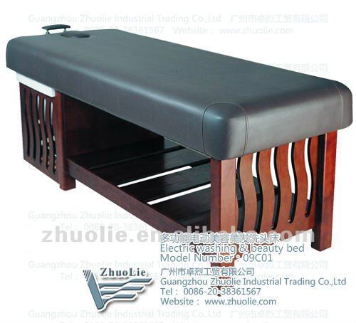 High Quality Wooden Hair Salon Shampoo Washing bed