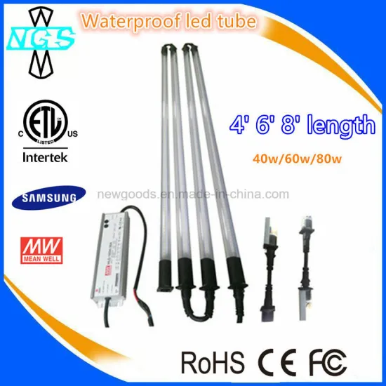 4FT/6FT/8FT LED Light Waterproof LED Tube Light for Car Wash Lighting