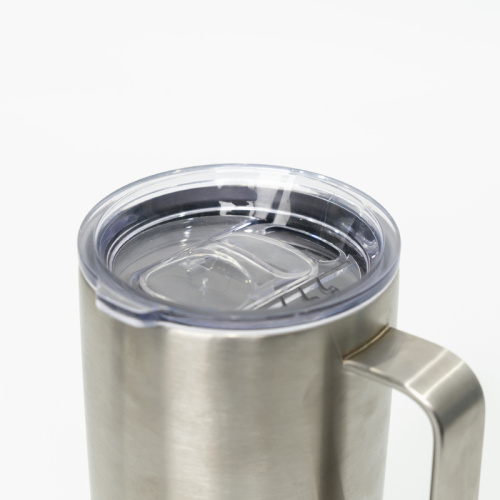 20Oz Stainless Steel Car Mug with Steel Handle