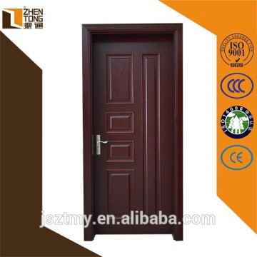High quality solid wood swing veneered main door design solid wood