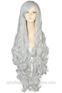 High-quality German Synthetic wig Long Wave Colored Cosplay Wigs