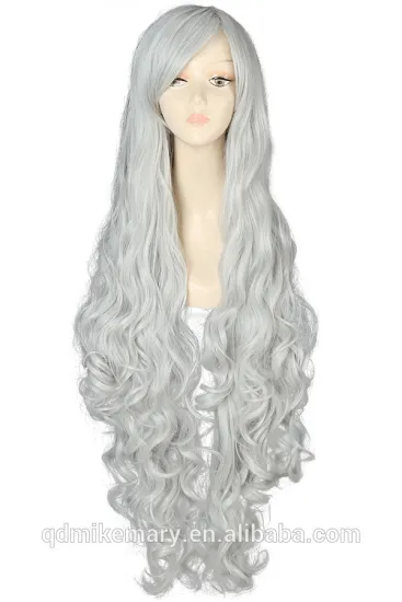 High-quality German Synthetic wig Long Wave Colored Cosplay Wigs