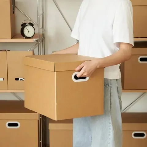 Eco-Friendly Paper Delivery Box for Secure Shipping