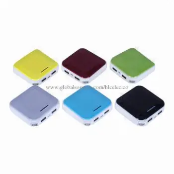 6,600mAh fashionable power bank with high gloss and dynamic UV shell
