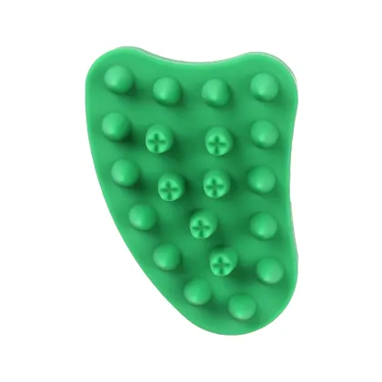 Multi-color silicone shampoo comb