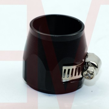 AN6 Aluminium Braided Fuel Oil Line Hose with Separator Clamp