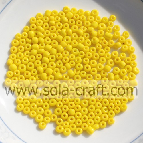 Colorful Opaque Glass Seed Beads With Large Hole For Decoration
