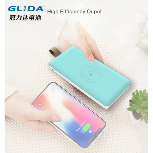 2018 New design wireless power bank 10000mah