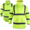 Individuelles Großhandel HI vis reflektierender Parka für Männer