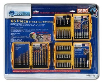 66PC DRILL&amp;DRIVER BIT COMBO