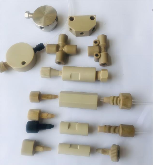 Liquid chromatography general accessories 132, 116, 18PEEK reducer straight two-way three-way four-way manufacturer 116 two-way (without connector)1(1)
