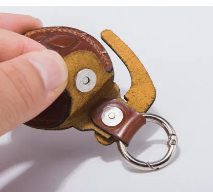 Genuine Leather Case for Airtag - Anti-Lost Device Tracker