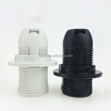 CE Certified Electric Full Thread Screw Plastic Lamp Socket E14 for Decorative Lighting