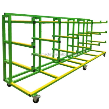 6m Heavy Duty Load 1.5-2 Tons Tube Transport Dolly for Factory Workshops