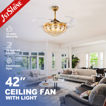 1stshine LED Ceiling Fan Manufacturer: Luxury Dimmable Light Invisible Ceiling Fan with Light