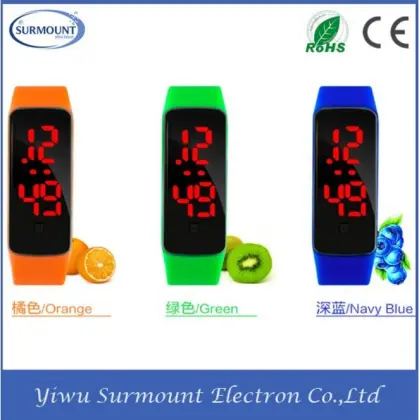 New Fashionable Smart Watch Silicone Bracelet Watch
