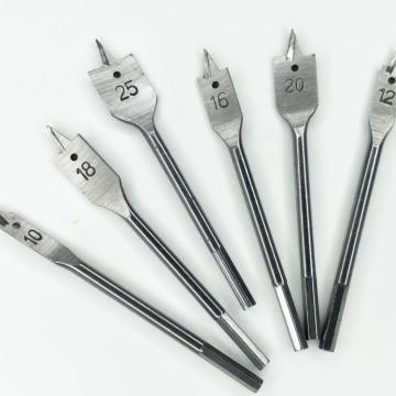 7pcs flat drill bits