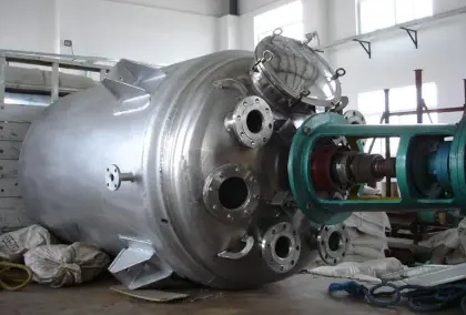 NEW 6000L 5000L Half Coil Limpet Coil Jacket Batch Reactor Vessels Catalytic Reactor Design Autoclave Hydrothermal