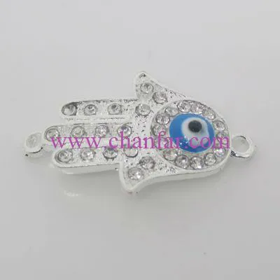 Evil eye pattern crystal bracelet bead jewelry