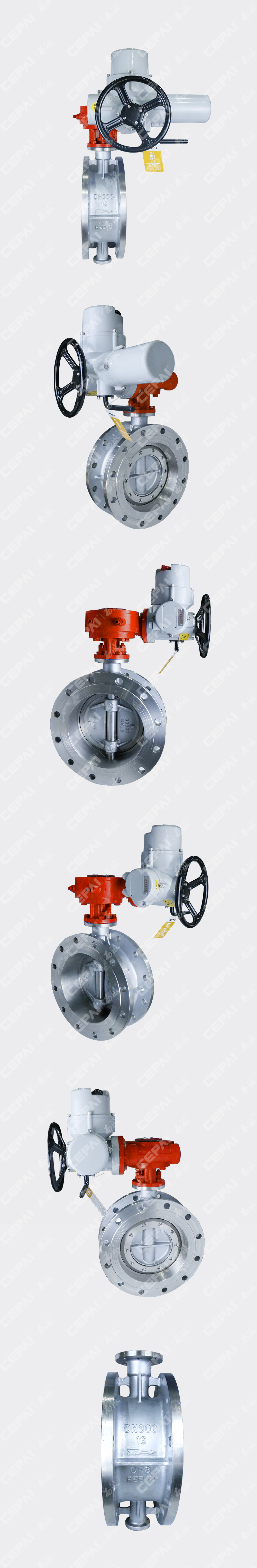 Electric Tri Eccentric Butterfly Valve