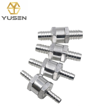 Aluminum Alloy Fuel Check Valve for Automobiles (Gasoline/Diesel) - 4/6/8/10/12/14mm