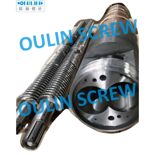 Cincinnati Cm80/143 Twin Conical Screw Barrel for PVC Extrusion