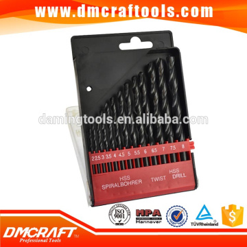 13pc Precision HSS Twist Metric Drill Set 2mm to 8mm