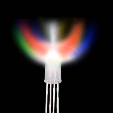 5mm Round Head Common Cathode RGB Light LED Emitting Diodes