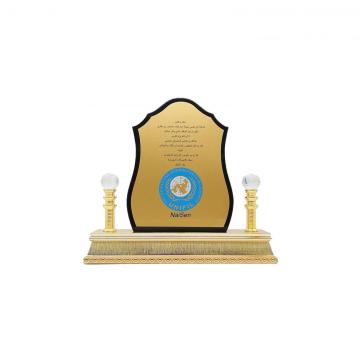 Artistic wooden engraving  honor trophy