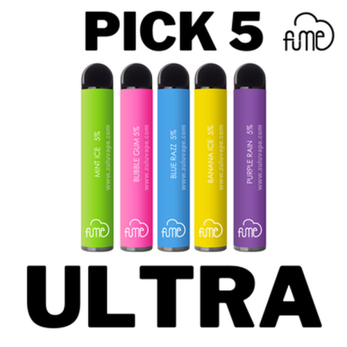 Toutes les saveurs fumées Ultra 2500 Puffs Padova