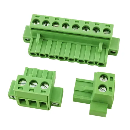 Equipped with fixed screws, solderless docking and pluggable wiring terminals