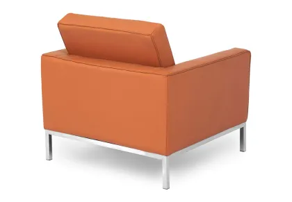 Florence knoll replica single leather sofa