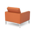 Florence knoll replica single leather sofa