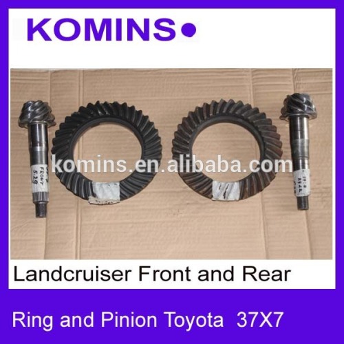 TLCF-529R 27 Splines 37x7 Front and Rear Toyota landcruiser Ring and Pinion set