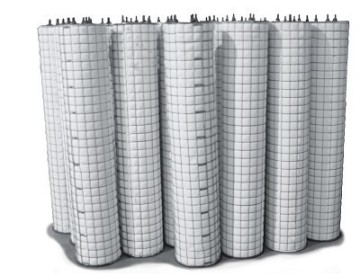 FLEXIFIBER mist eliminator type BD with stainless steel cage