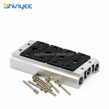 SHINYEE 4V/4A Pneumatic Solenoid Valve Base and Manifold Accessories for Pneumatic Parts