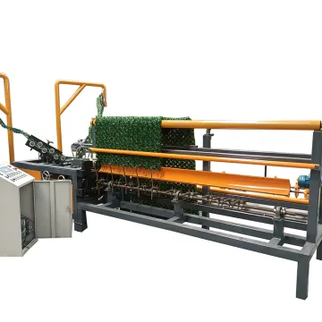 Automatic Grass Chain Link Wire Fence Net Weaving Machine