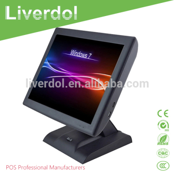 15" Retail Store Restuarant Touch POS Machine with LCD customer display