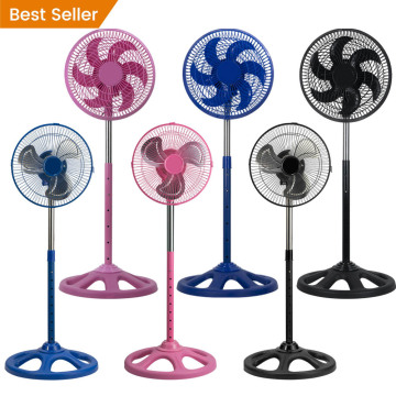 10 Inch Remote Control Fan with 5 Blades, LED, and Low Noise - New Arrival for Home Use