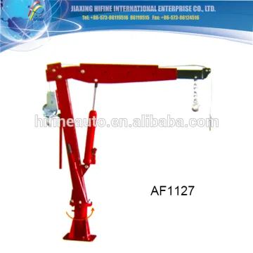 1000LBS Pickup truck crane with power winch