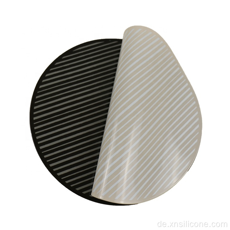 Benutzerdefinierte runde farbenfrohe weiche Silikoninduktionskocher Matten
