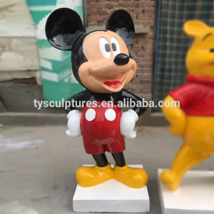 Wholesale popular resin fiberglass cartoon bear sculpture