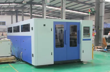 Fiber 20mm stainless steel laser cutting machine with IPG and Precitec for sale