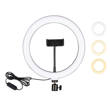 2024 Factory Sale: High-Quality 10/22 Inch LED Ring Light with Tripod and Phone Holder - TikTok Photography Essentials