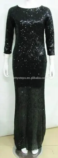 Pretty Steps long sleeve sequin ebay evening dress manufacturer
